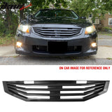2008-2010 Honda Accord Coupe 2-Door Mugen Style Front Bumper Upper Grille Replacement Carbon Fiber Print ABS