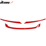 2016-2021 Honda Civic Type R Style Red 3Pc Grille Trim ABS