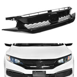 2019-2021 Honda Civic T-R Sedan Coupe Front Bumper Mesh Grille ABS