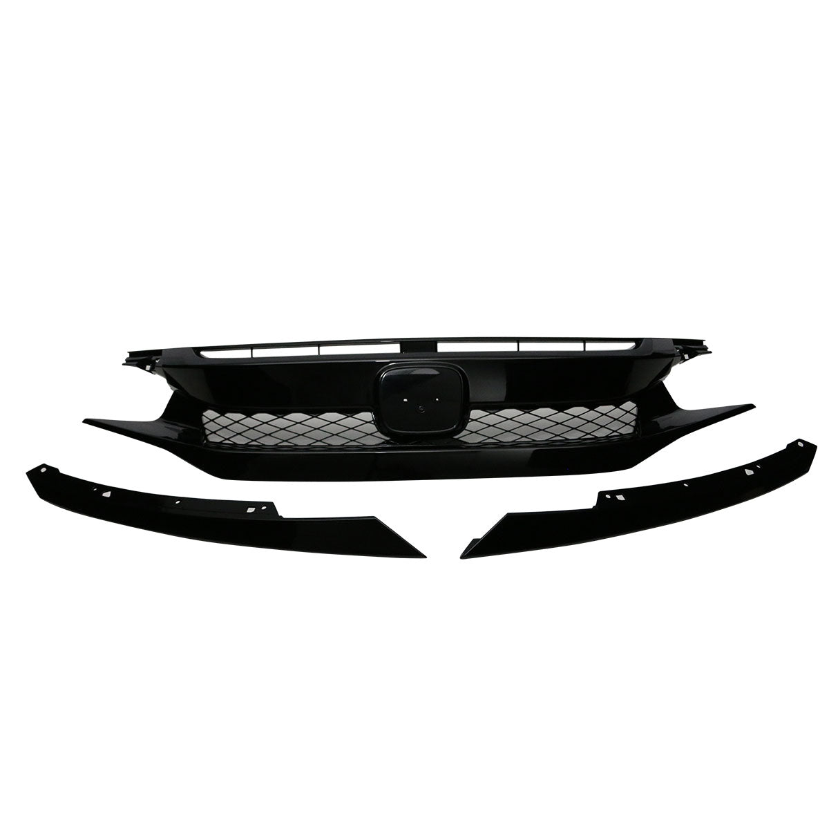 2019-2021 Honda Civic T-R Sedan Coupe Front Bumper Mesh Grille ABS