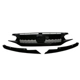 2019-2021 Honda Civic T-R Sedan Coupe Front Bumper Mesh Grille ABS