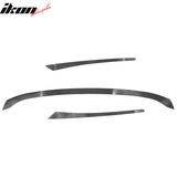 2022-2025 Civic Sedan Hatchback Carbon Fiber Print Grille Trim ABS