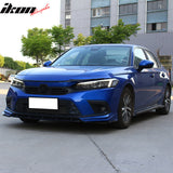2022-2025 Honda Civic Sedan Hatchback Gloss Black Grille Trim ABS