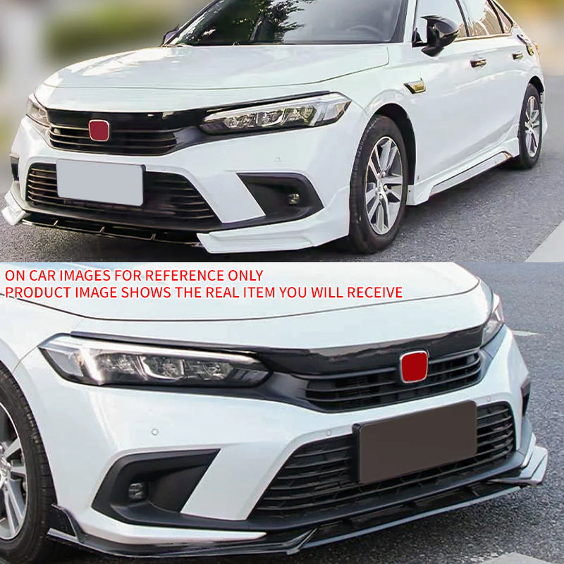 2022-2024 Honda Civic OE Carbon Fiber Print Bumper Grille Cover ABS