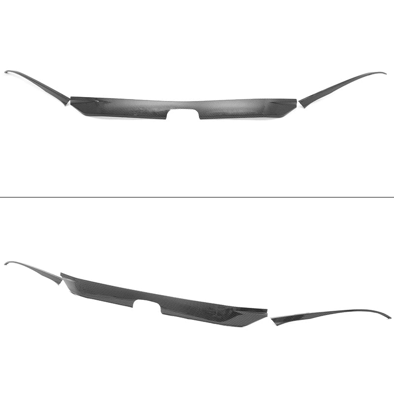2022-2024 Honda Civic OE Carbon Fiber Print Bumper Grille Cover ABS