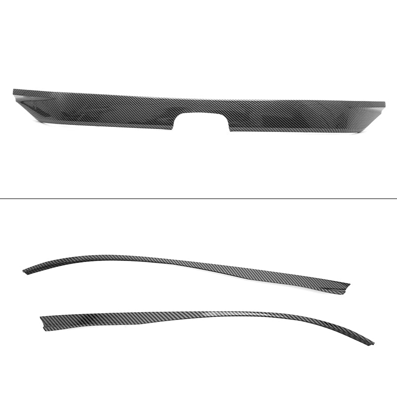 2022-2024 Honda Civic OE Carbon Fiber Print Bumper Grille Cover ABS