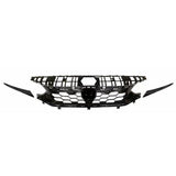 2022-2024 Civic Hatchback & SI OE Style Front Upper Grille Gloss Black