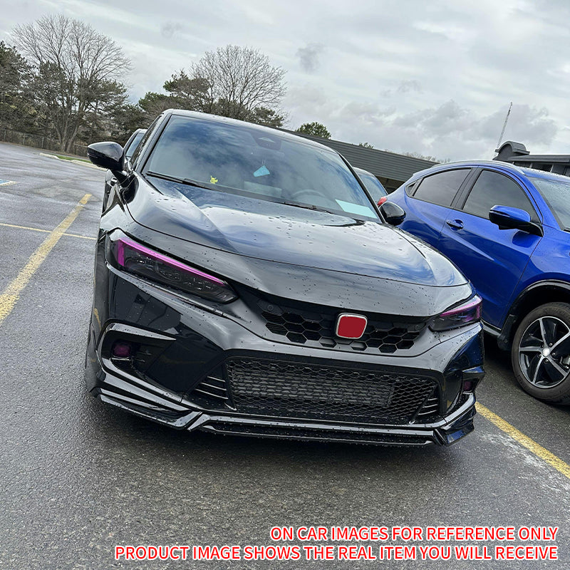 2022-2024 Honda Civic Matte Black Type R Front Bumper Lower Grille PP