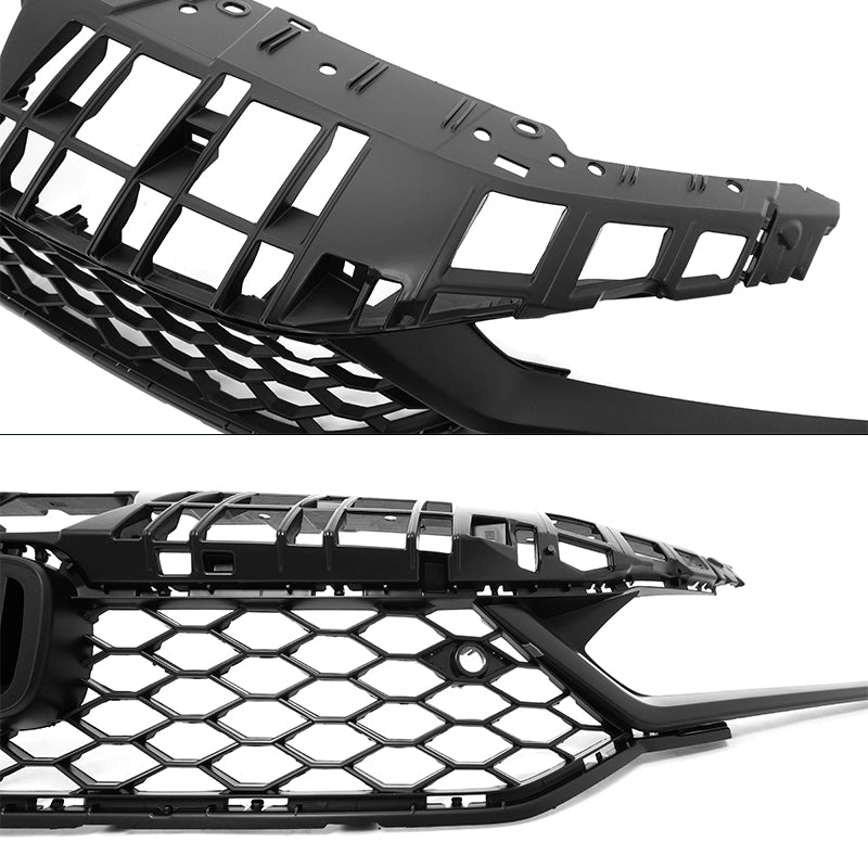 2025-2026 Honda Civic Front Bumper Upper Grille Matte Black Type R ABS
