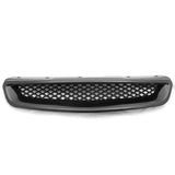 1996-1998 Honda Civic EJ EK Type R Front Bumper Mesh Hood Grille - ABS