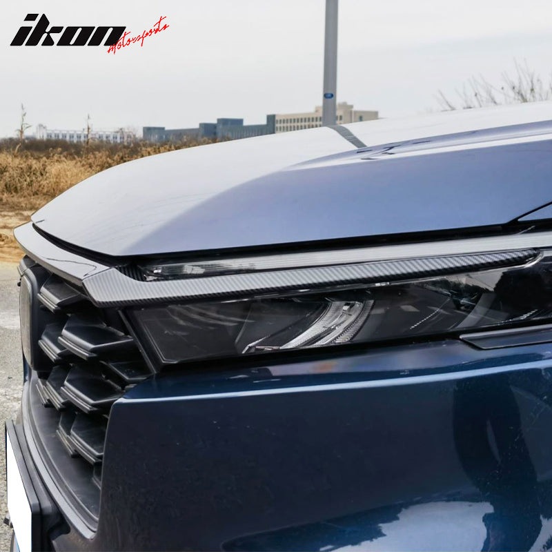 2023-2025 Honda CR-V Carbon Fiber Print Front Bumper Grille Cover Trim