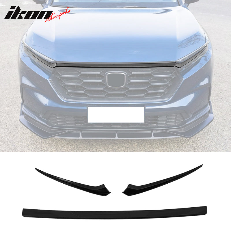 2023-2025 Honda CR-V 4DR Grill Gloss Black Bumper Grille Cover Trim
