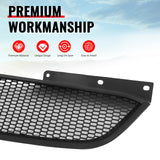 2010-2012 Hyundai Genesis Coupe Honeycomb Style Front Bumper Upper Grille Replacement Matte Black ABS
