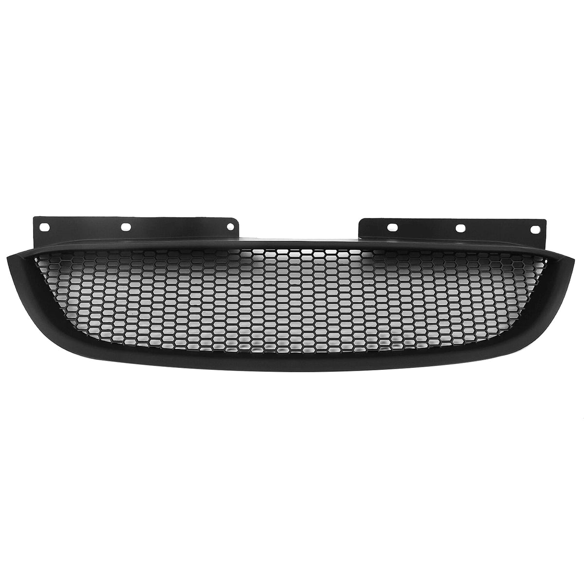 2010-2012 Hyundai Genesis Coupe Honeycomb Style Front Bumper Upper Grille Replacement Matte Black ABS