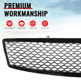 2007-2008 Infiniti G35 & 2009 G37 Sedan Honeycomb Style Front Bumper Upper Grille Replacement Gloss Black ABS