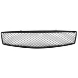 2007-2008 Infiniti G35 & 2009 G37 Sedan Honeycomb Style Front Bumper Upper Grille Replacement Gloss Black ABS