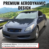 2008-2013 Infiniti G37 Coupe & 2014-2015 Q60 Honeycomb Style Front Bumper Upper Grille Replacement Gloss Black ABS