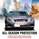 2008-2013 Infiniti G37 Coupe & 2014-2015 Q60 OE Style Front Bumper Upper Grille Replacement Gloss Black ABS