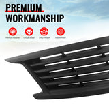 2010-2015 Infiniti G37 G25 Q40 Sedan OE Style Front Bumper Upper Grille Replacement Matte Black ABS