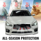 2014-2017 Infiniti Q50 OE Style Front Bumper Upper Grille Frame Trim Replacement Carbon Fiber Print ABS