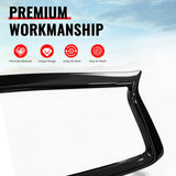 2018-2024 Infiniti Q50 OE Style Front Bumper Upper Grille Frame Trim Replacement Gloss Black ABS