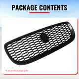2016-2019 Jaguar XE 2020 Style Front Bumper Upper Grille Replacement Carbon Fiber Print ABS