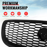 2016-2019 Jaguar XE 2020 Style Front Bumper Upper Grille Replacement Gloss Black ABS