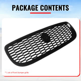 2016-2019 Jaguar XE 2020 Style Front Bumper Upper Grille Replacement Gloss Black ABS