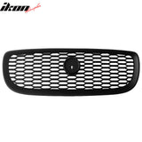 2016-2019 Jaguar XE 2020 Style Front Bumper Upper Grille Replacement Matte Black ABS