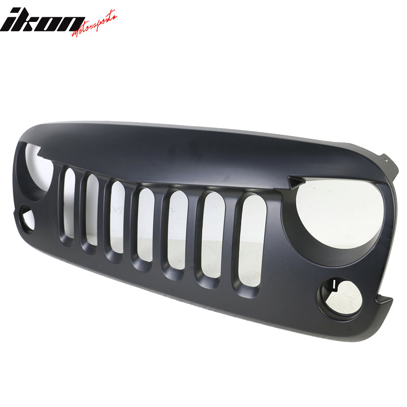 2007-2018 Jeep Wrangler JK JKU Angry Bird V1 Front Hood Grille ABS