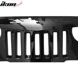 1997-2006 Jeep Wrangler TJ V1 Angry Bird Style Grille Gloss Black ABS