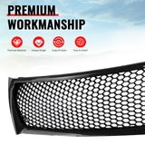2011-2013 Lexus IS250 IS350 Sedan Honeycomb Style Front Bumper Upper Grille Replacement Carbon Fiber Print ABS