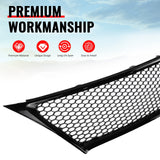 2011-2013 Lexus IS 250 IS350 Sedan Honeycomb Style Front Bumper Upper Grille Replacement Gloss Black ABS