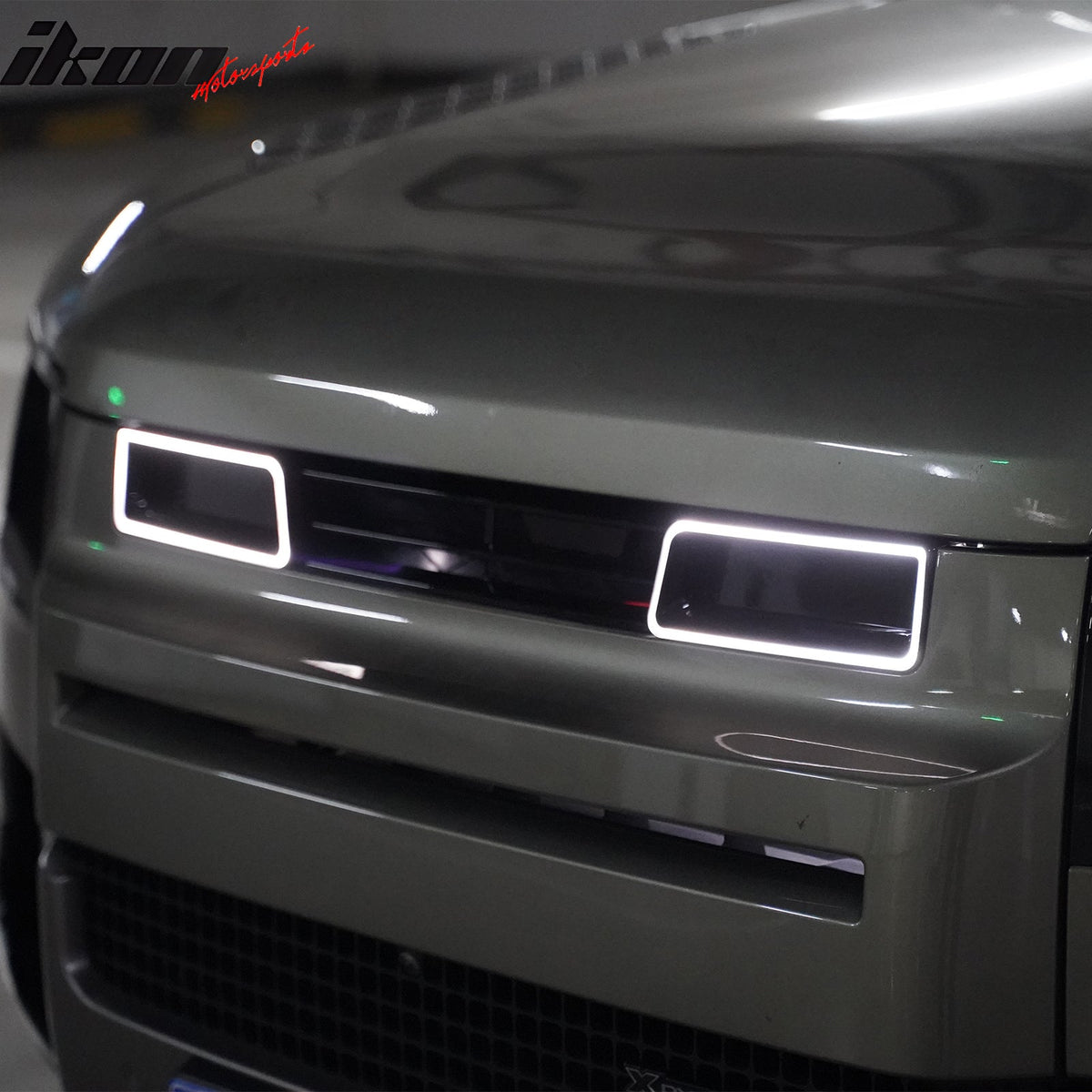 2020-2026 Land Rover Defender 90 110 130 IKON Style Gloss Black Grille ABS