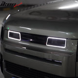 2020-2026 Land Rover Defender 90 110 130 IKON Style Gloss Black Grille ABS