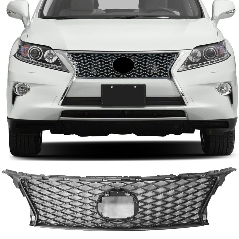 2013-2015 Lexus RX350 RX450h F Sport Style Chrome Honeycomb Grille