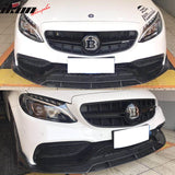 2015-2018 Benz C Class W205 AMG Sport Vertical Black Front Grille