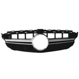 2015-2018 Benz W205 C-Class Vertical AMG Style Silver Front Grille