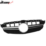 2015-2018 Benz W205 C-Class Vertical AMG Style Silver Front Grille