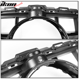 2015-2018 Mercedes-Benz W205 Vertical Black Front Grille W Camera Hole