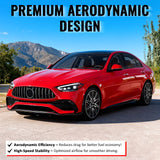 2022-2026 Benz C300 C43 AMG Sedan W206 GT Style Unpainted Black + Chrome Grille ABS