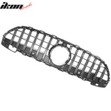 2022-2026 Benz C300 C43 AMG Sedan W206 GT Style Unpainted Black + Chrome Grille ABS