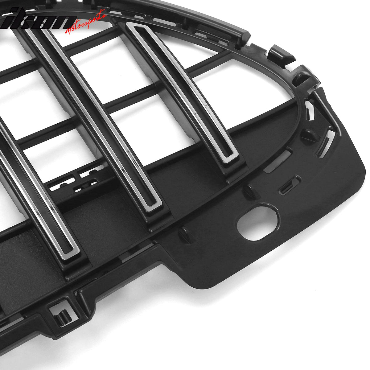2022-2026 Benz C300 C43 AMG Sedan W206 GT Style Unpainted Black + Chrome Grille ABS
