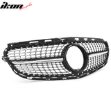 2014-2016 Benz W212 E250 E350 E400 E550 S212 Diamond Style Gloss Black Chrome Grille ABS