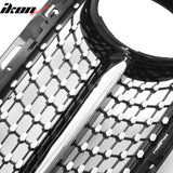 2014-2016 Benz W212 E250 E350 E400 E550 S212 Diamond Style Gloss Black Chrome Grille ABS