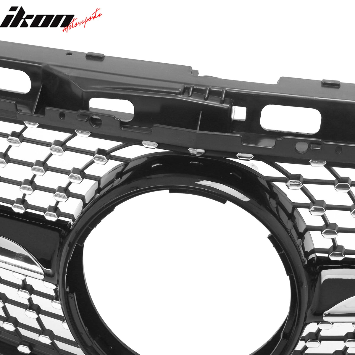 2014-2016 Benz W212 E250 E350 E400 E550 S212 Diamond Style Gloss Black Chrome Grille ABS