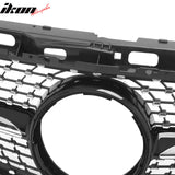 2014-2016 Benz W212 E250 E350 E400 E550 S212 Diamond Style Gloss Black Chrome Grille ABS