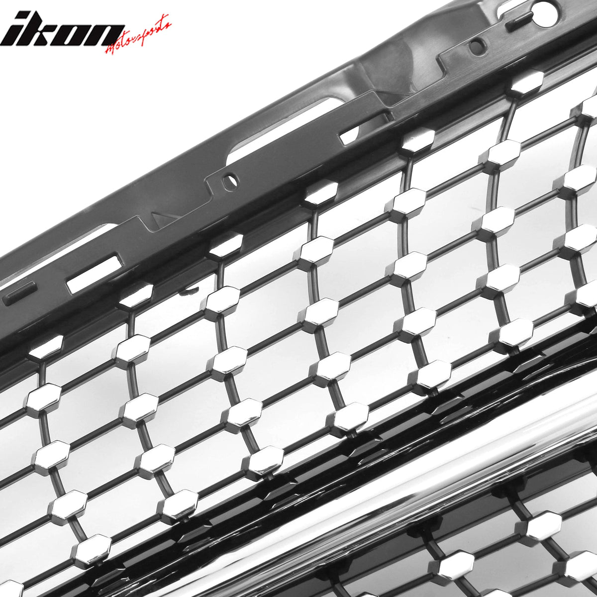 2014-2016 Benz W212 E250 E350 E400 E550 S212 Diamond Style Gloss Black Chrome Grille ABS