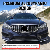 2014-2016 Benz W212 E250 E350 E400 E550 S212 GT Style Unpainted Black Chrome Grille ABS