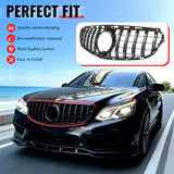 2014-2016 Benz W212 E250 E350 E400 E550 S212 GT Style Gloss Black Grille ABS